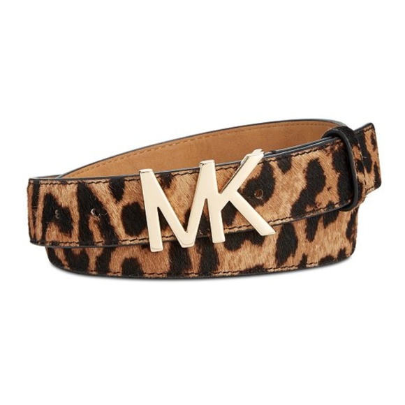 Michael kors leopard belt Clearance